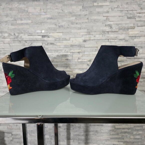 KEHHETH COLE SUIDE WOMEN'S SANDALS SIZE 7.5M. NEW - Picture 3 of 8